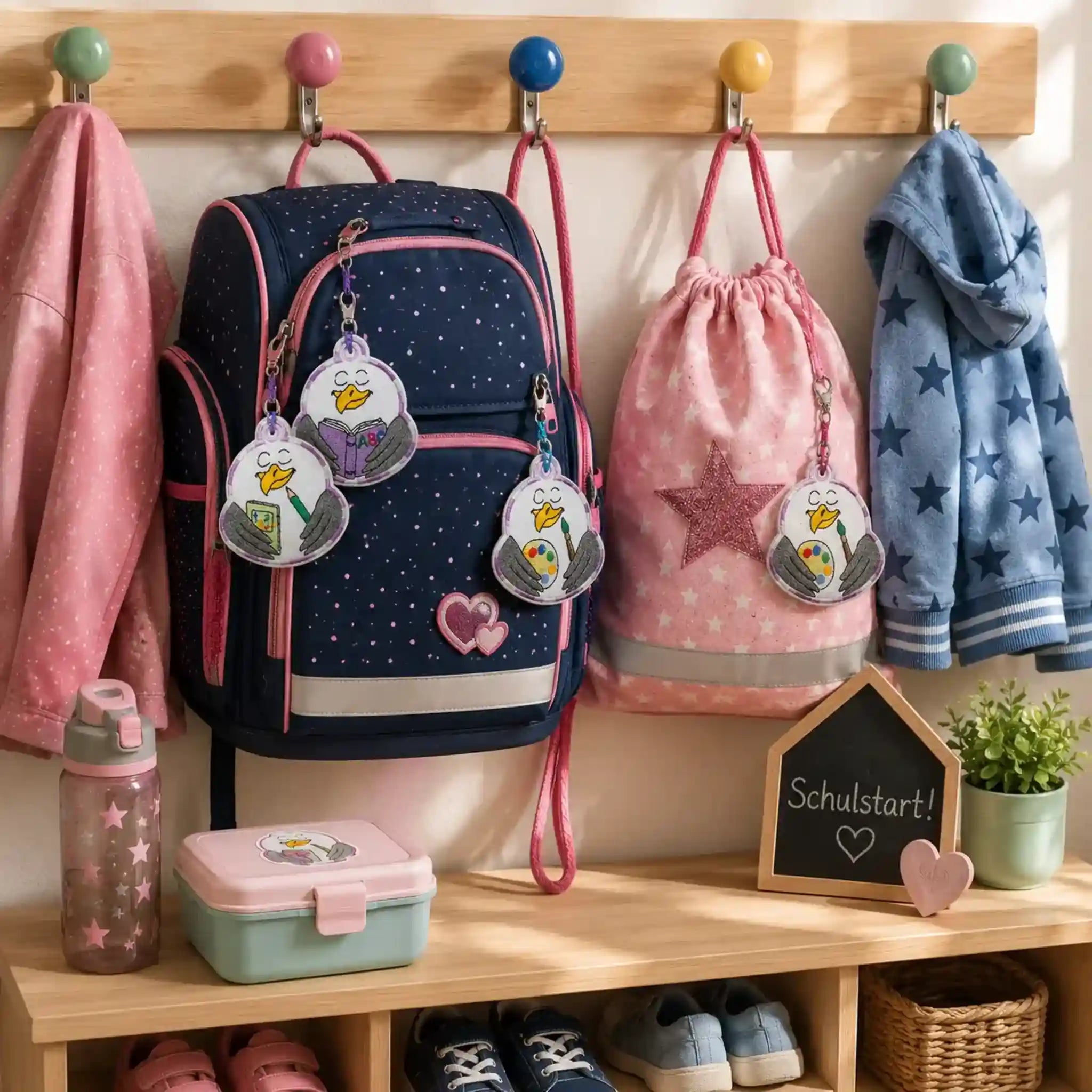 Stickdatei Möwe Carlo goes to school – ITH
