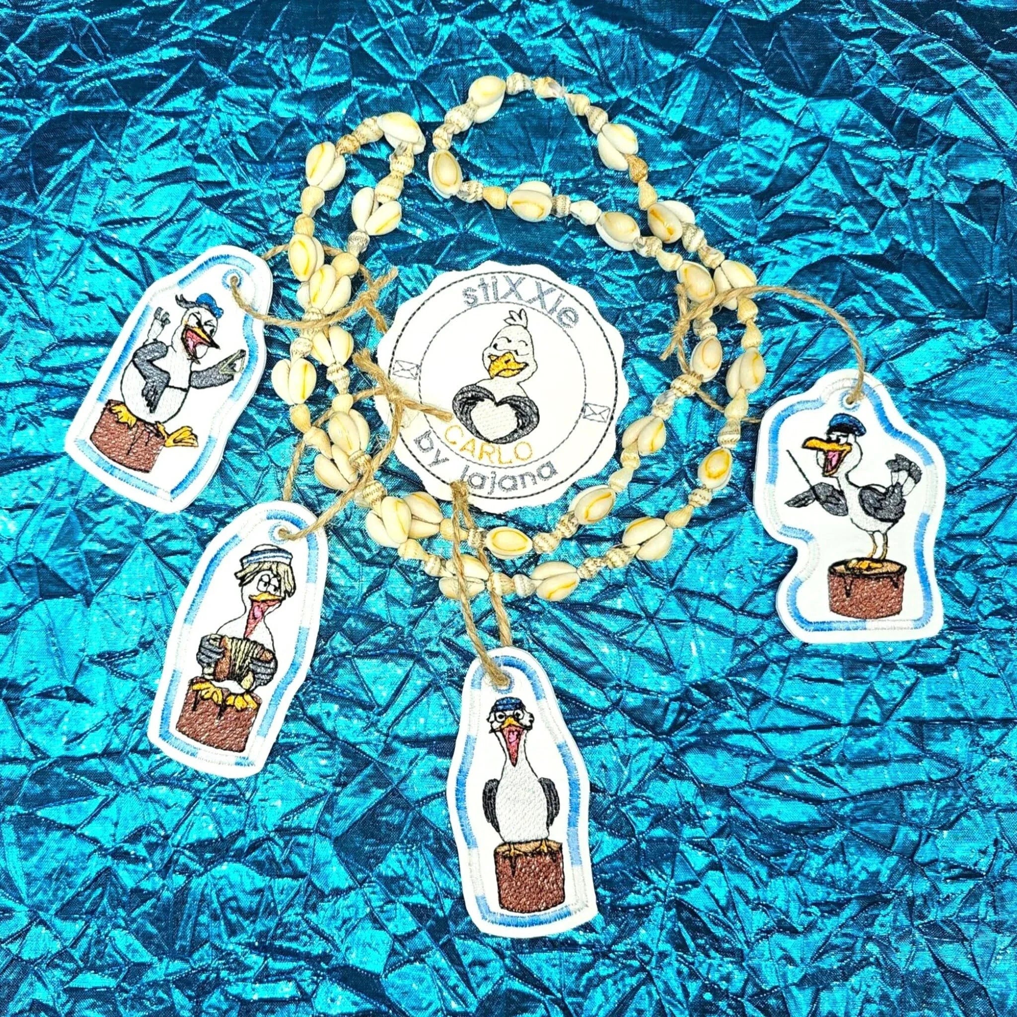 ITH Stickdatei Möwe Carlos Shantychor