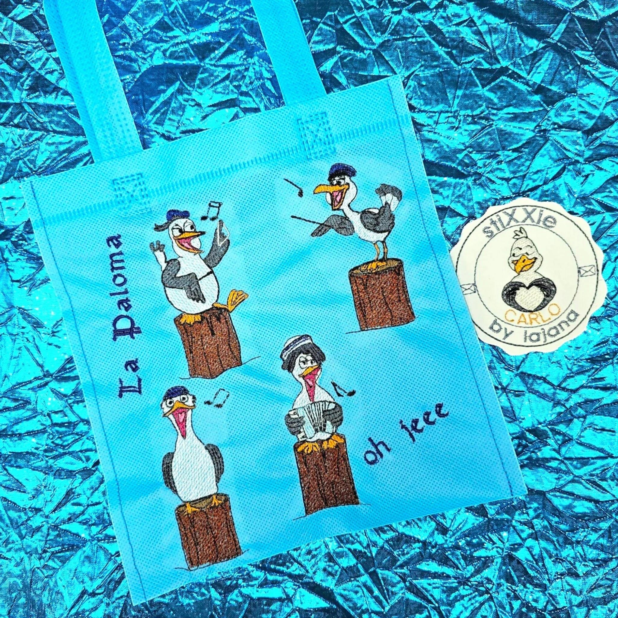 ITH Stickdatei Möwe Carlos Shantychor