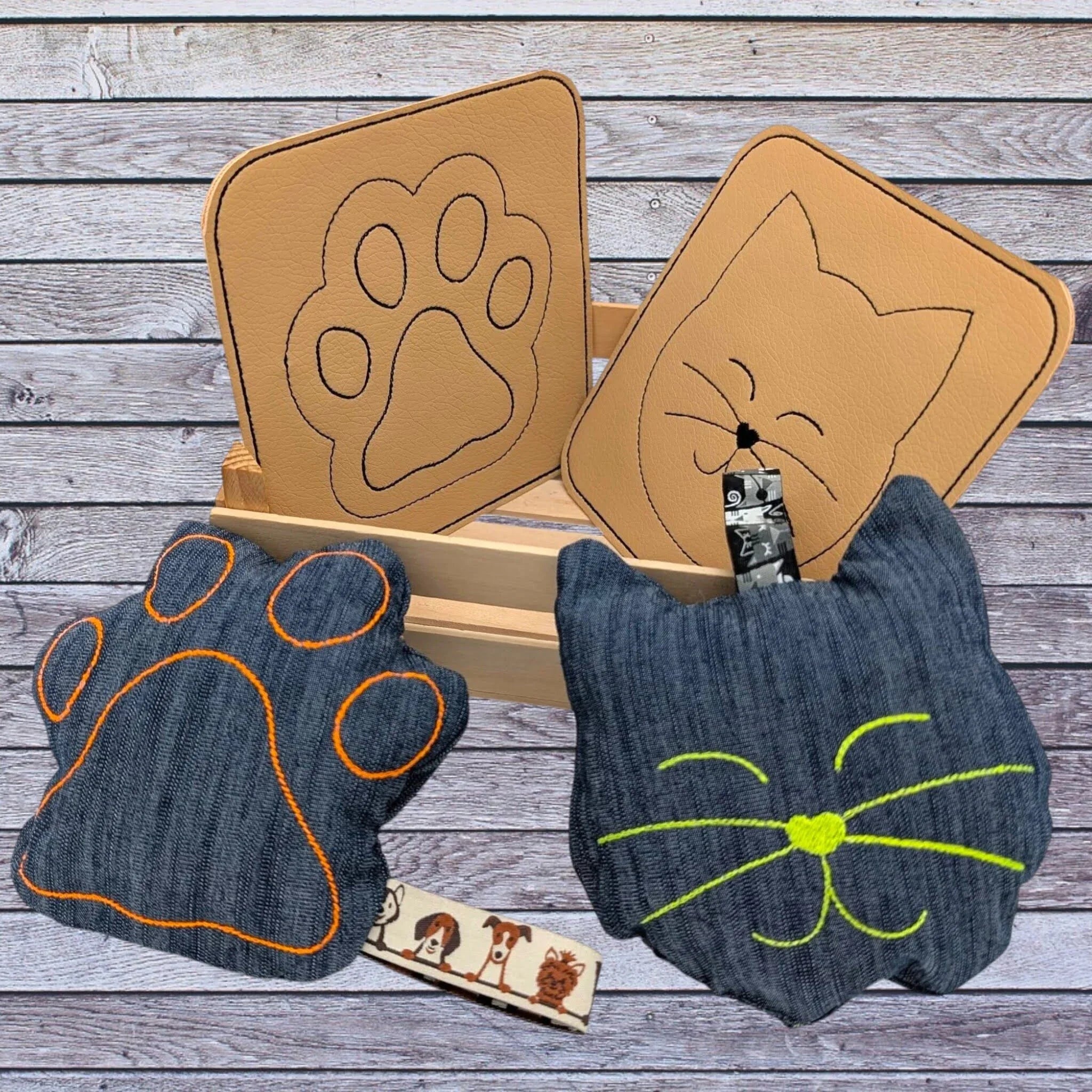 ITH Stickdatei Katzenkissen für Catnips