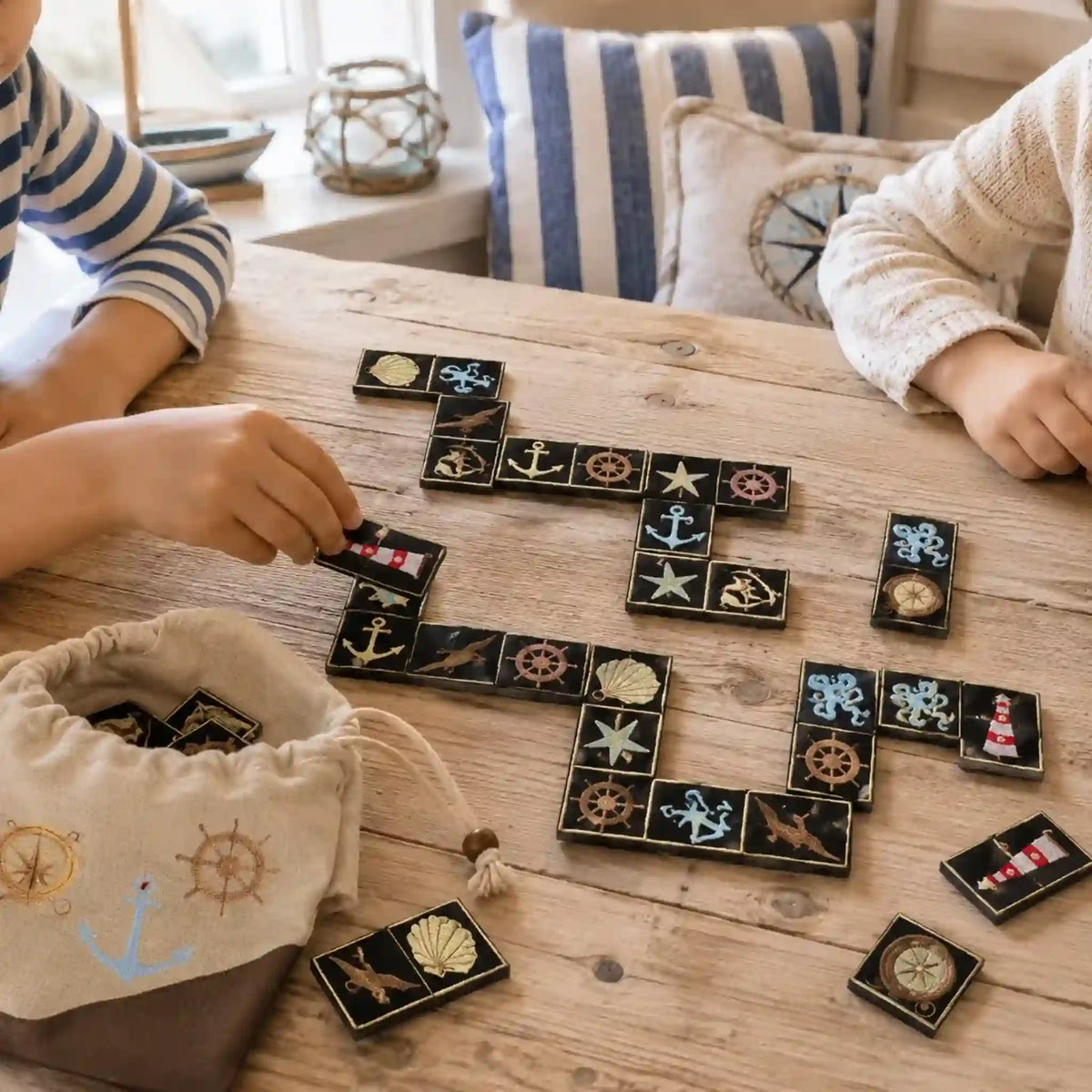 ITH Stickdatei Dominospiel Blanko 🎮
