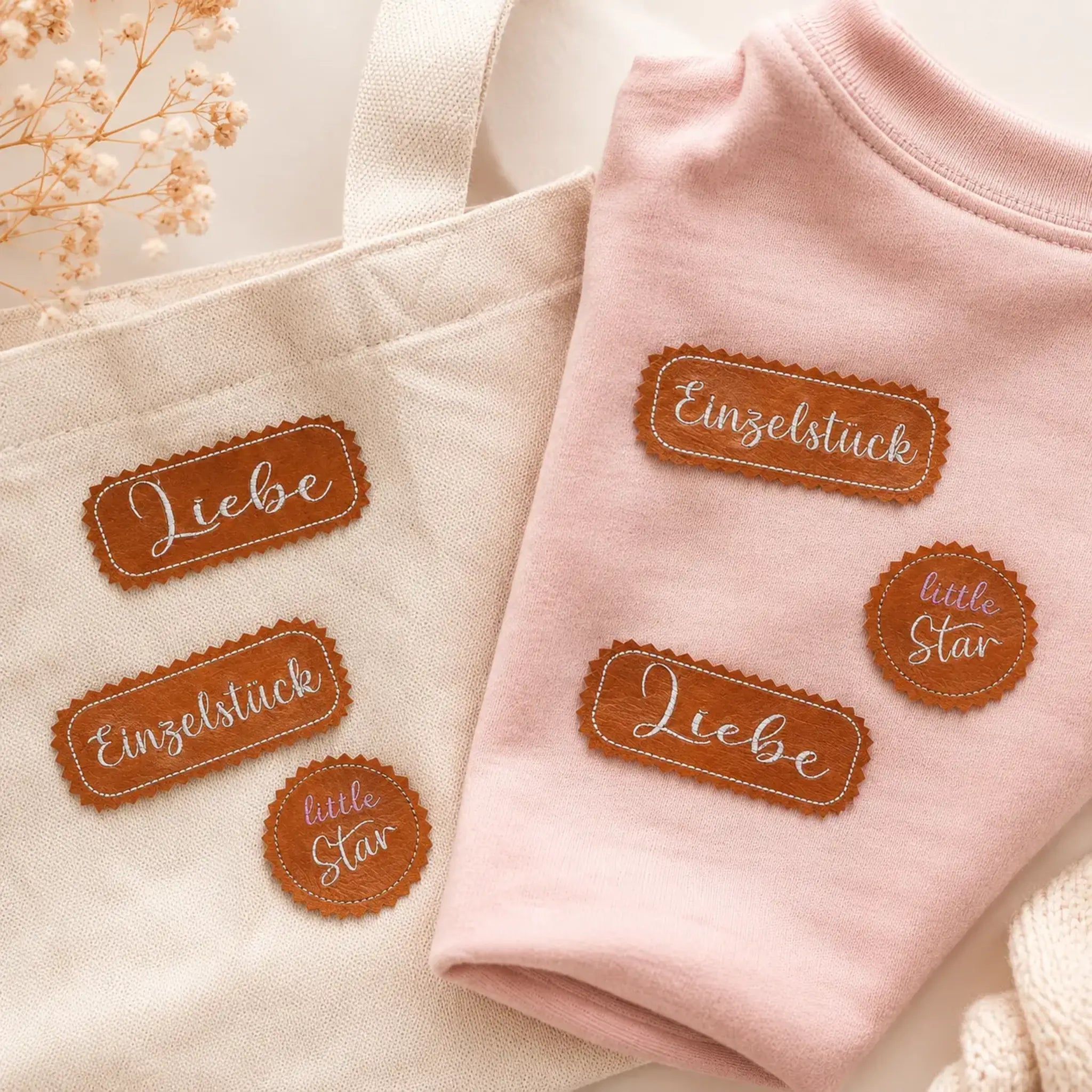 ITH Stickdatei Etiketten-Set 10x10 🏷️ – 11 Motive als Mehrfachstick ✨