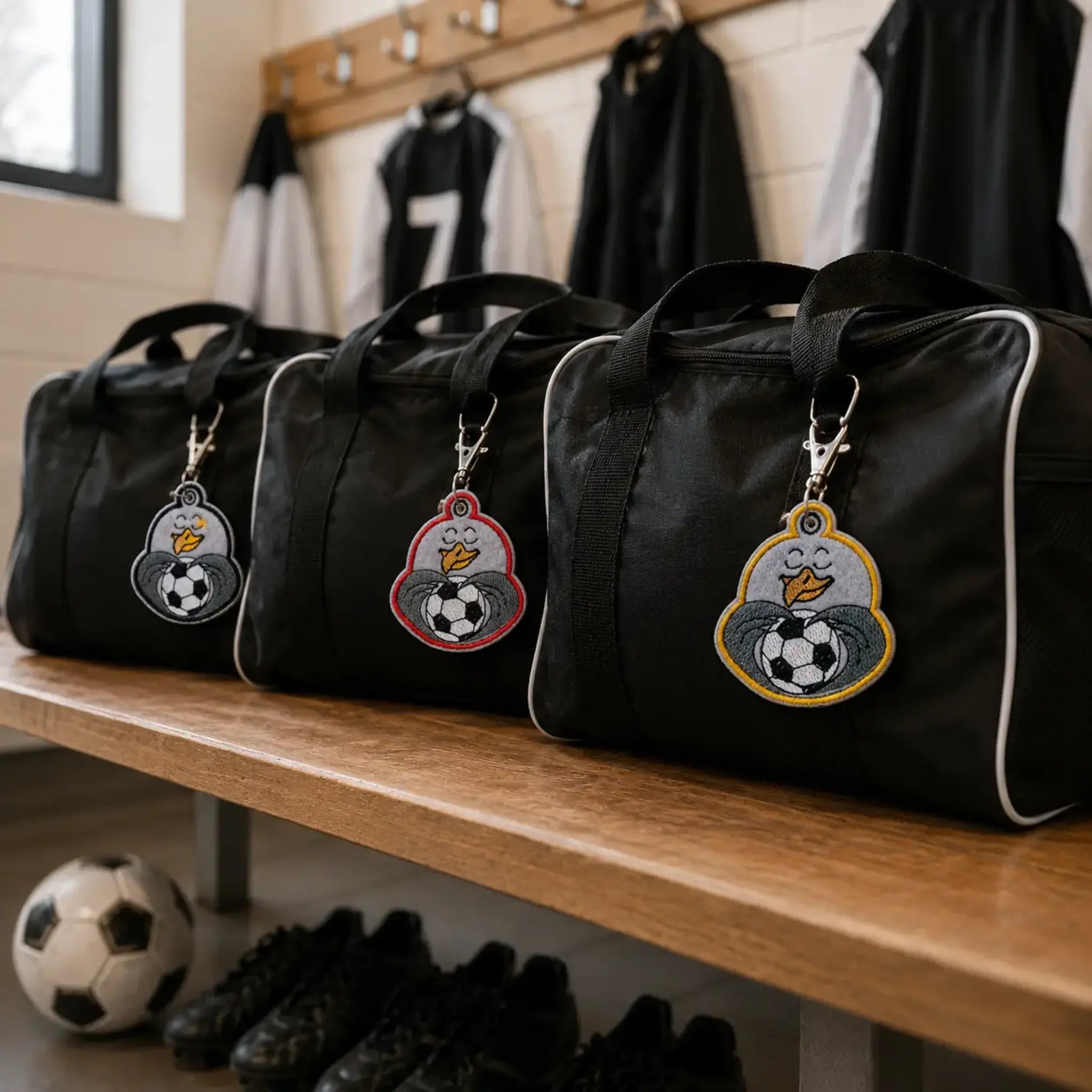 Stickdatei Möwe Fußball Carlo - ITH