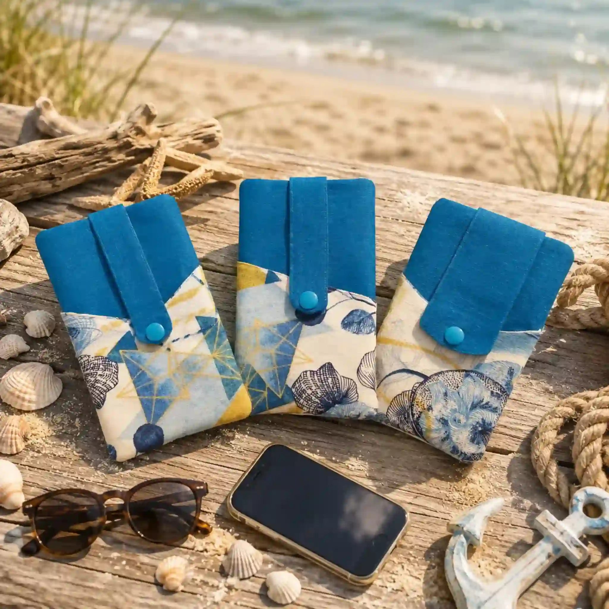 ITH Stickdatei Handy-Tasche mit Fach