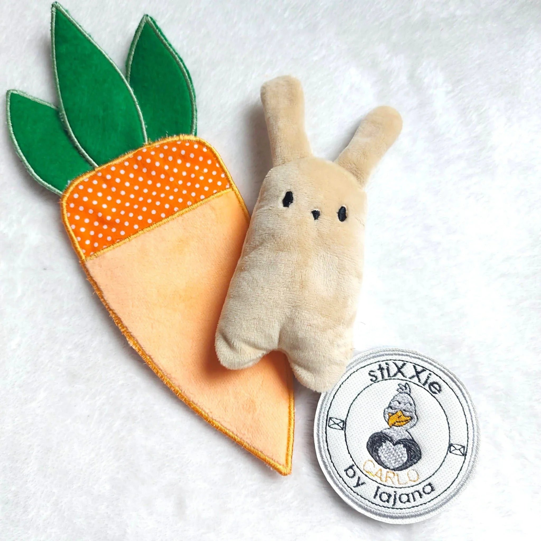 ITH Stickdatei Hase in Möhre