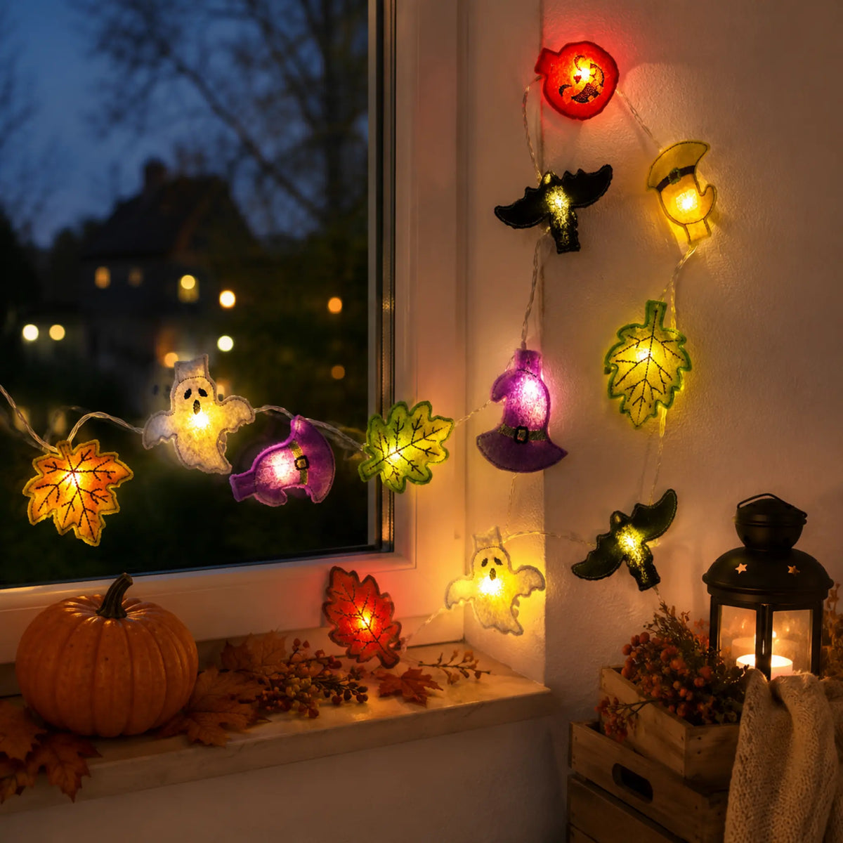 ITH Stickdatei Herbstlichter