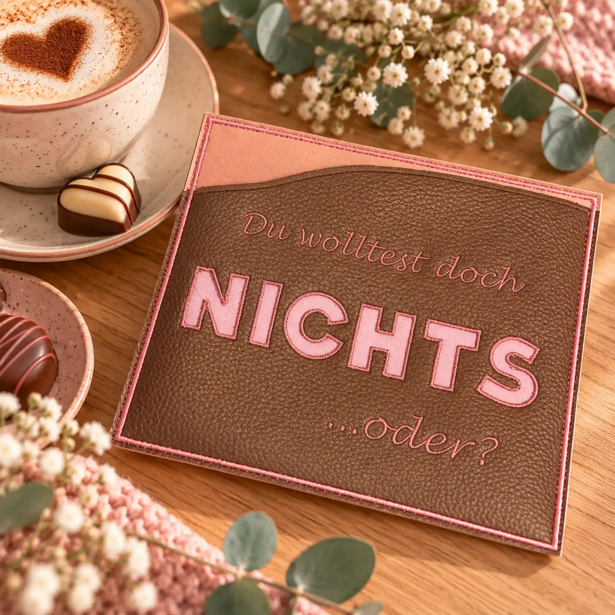 ITH Stickdatei Tasche Hülle Nichts