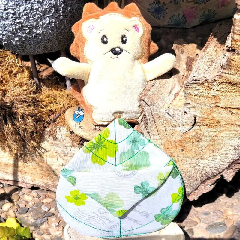 ITH Stickdatei Igel im Blatt