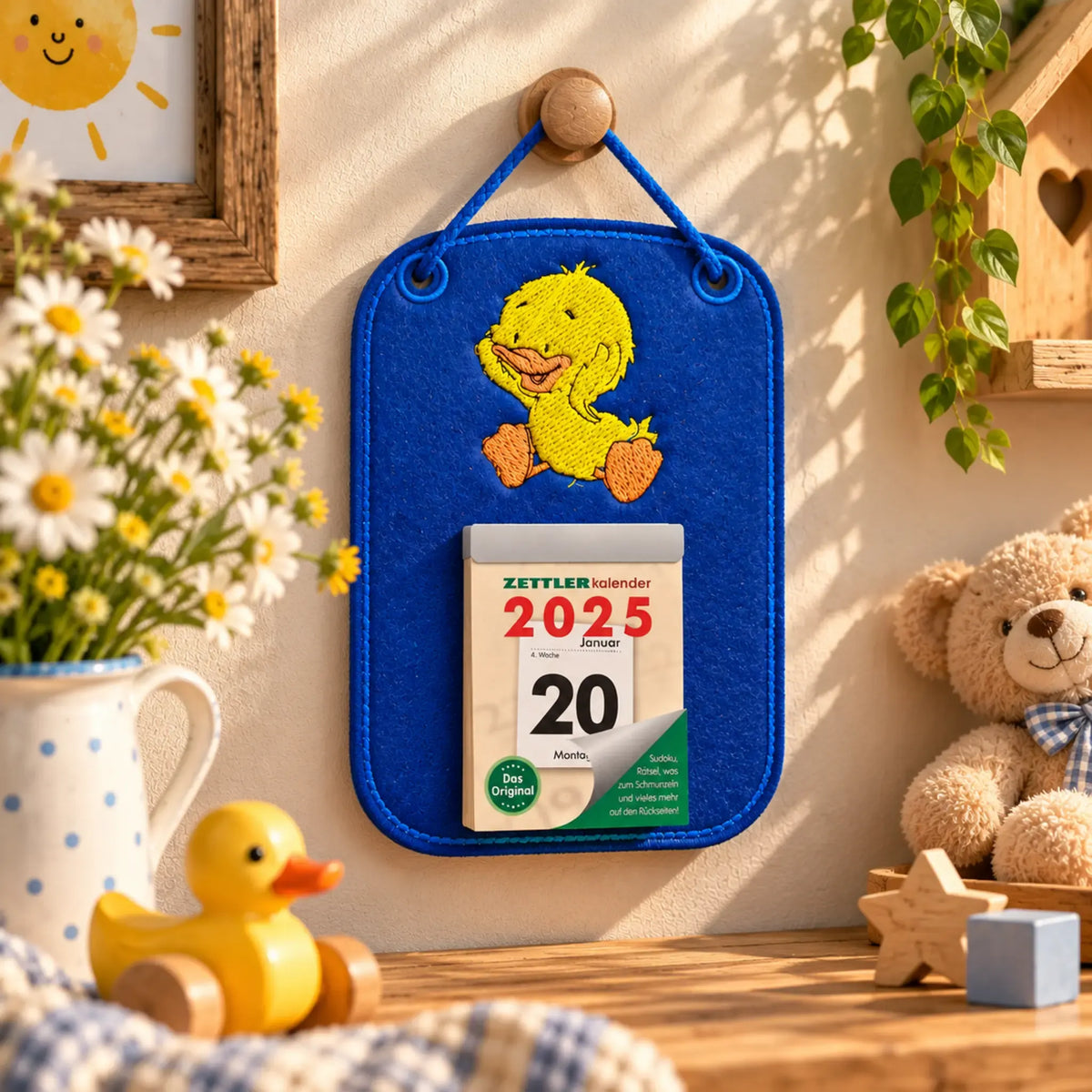 ITH Stickdatei Kalenderblatt für Abreißkalender 15x24 cm