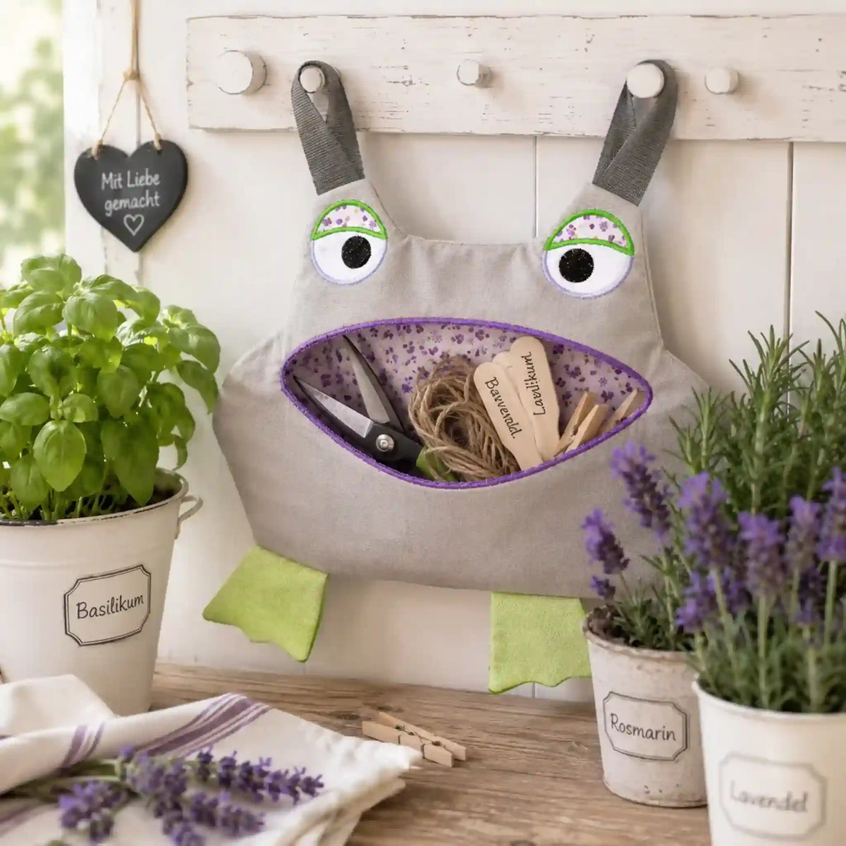 ITH Stickdatei Klammerfrosch