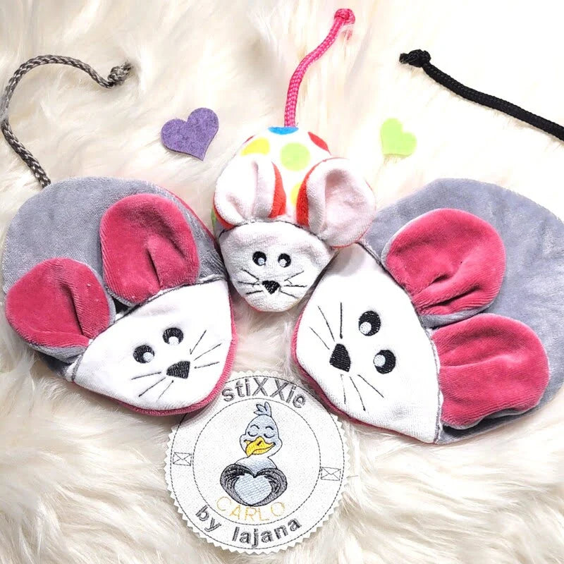 ITH Stickdatei Kuschelmaus