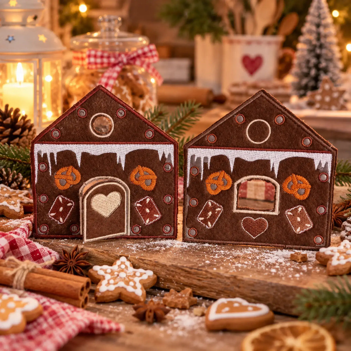 ITH Stickdatei Lebkuchenhaus