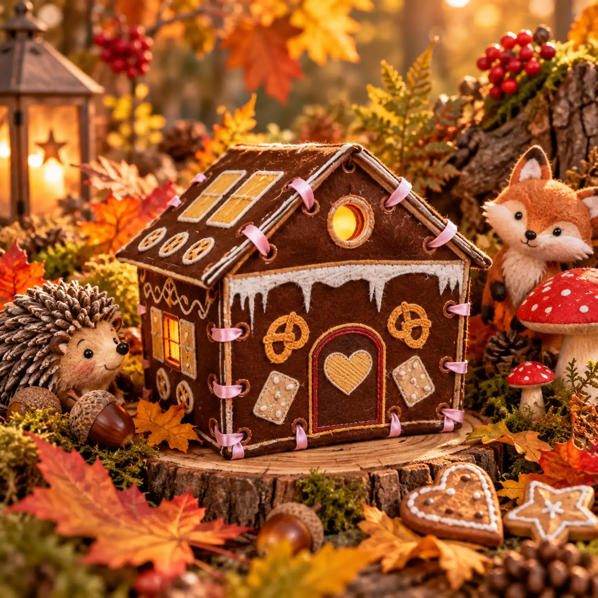 ITH Stickdatei Lebkuchenhaus