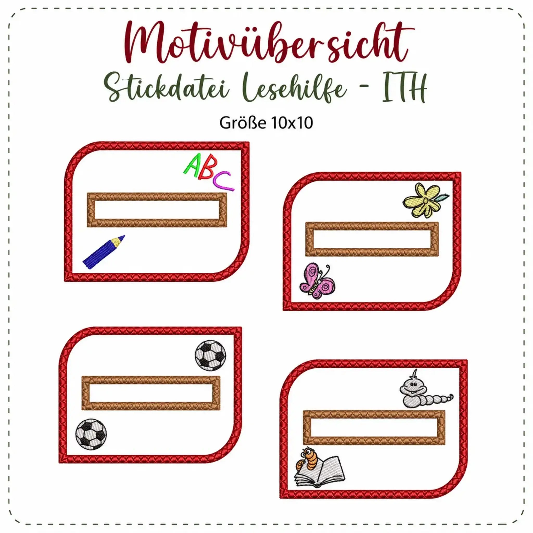 ITH Stickdatei Lesehilfe