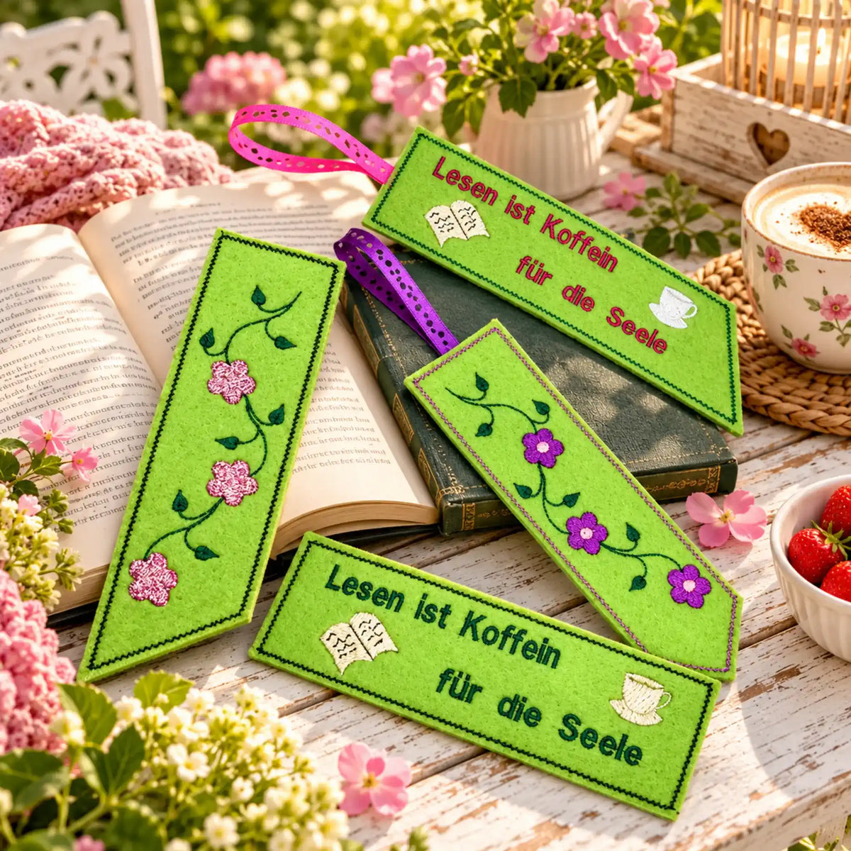 ITH Stickdatei Lesezeichen
