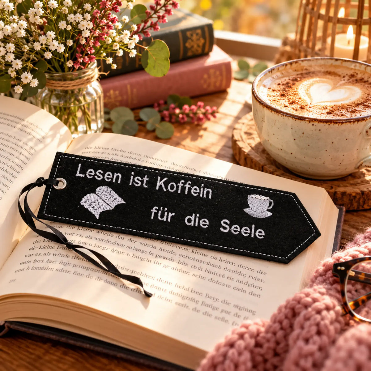 ITH Stickdatei Lesezeichen