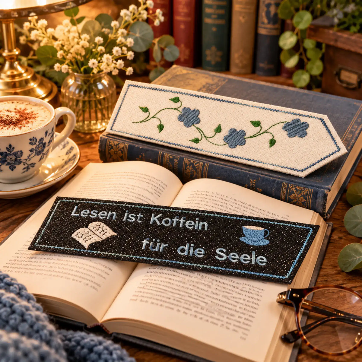 ITH Stickdatei Lesezeichen