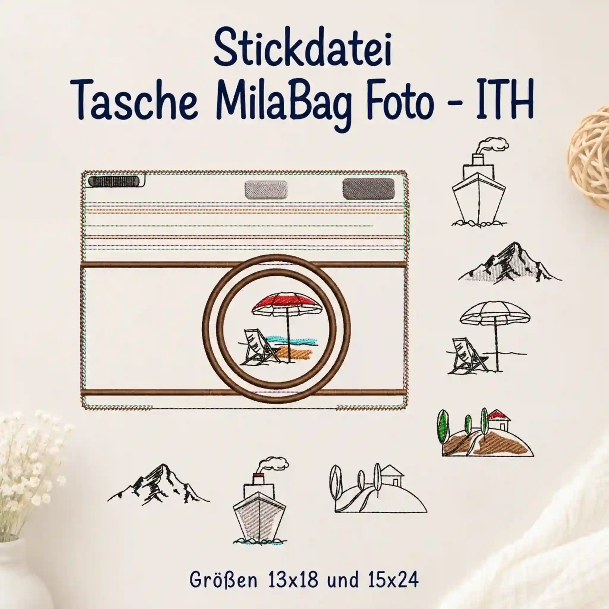 ITH Stickdatei MilaBag Foto