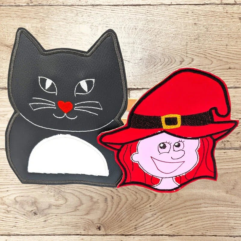 ITH Stickdatei Halloweentaschen und Mugrugs