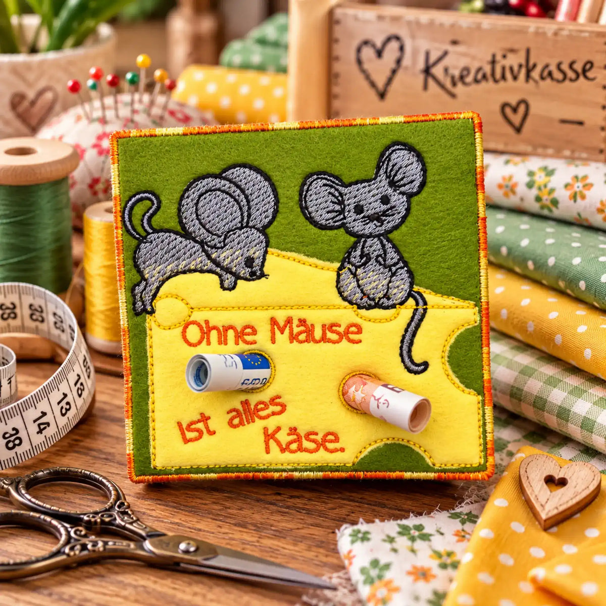 ITH Stickdatei Ohne Mäuse