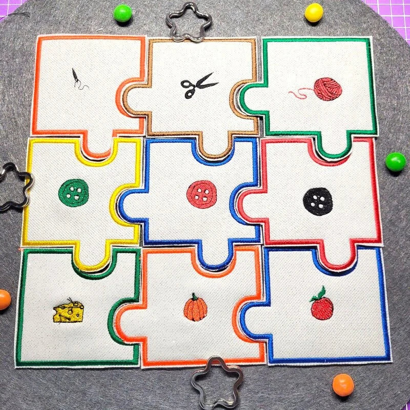 ITH Stickdatei Puzzle