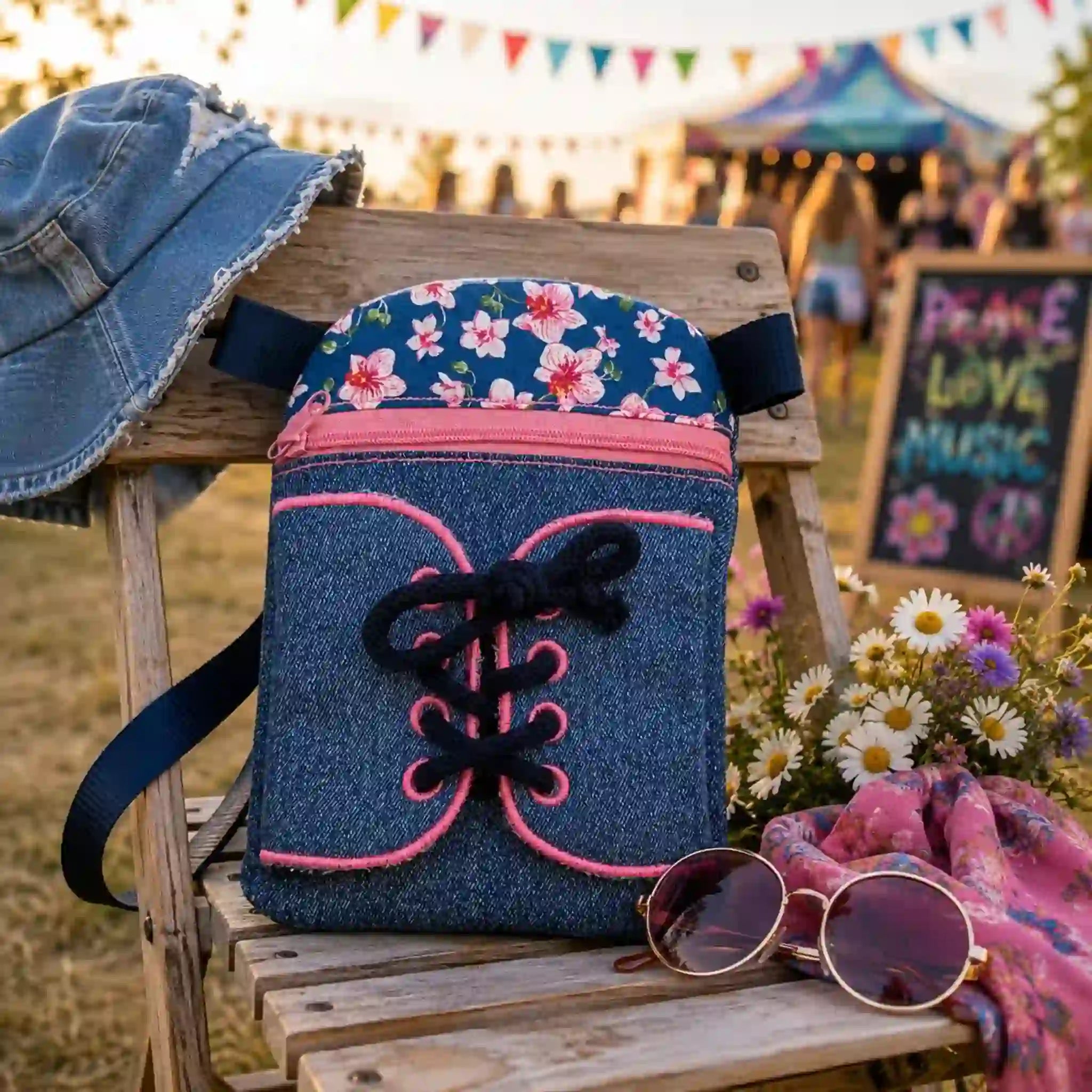 ITH Stickdatei Tasche RomeoBag - im Turnschuh-Design