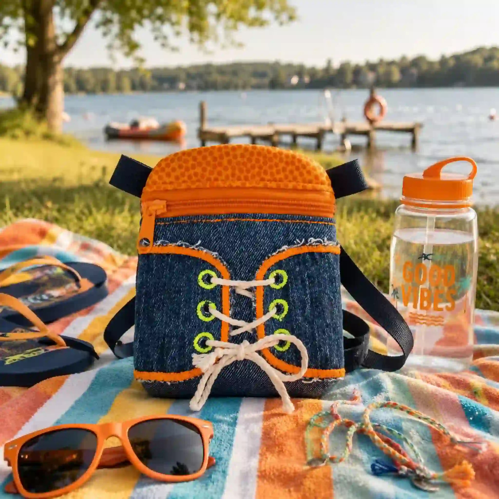ITH Stickdatei Tasche RomeoBag - im Turnschuh-Design