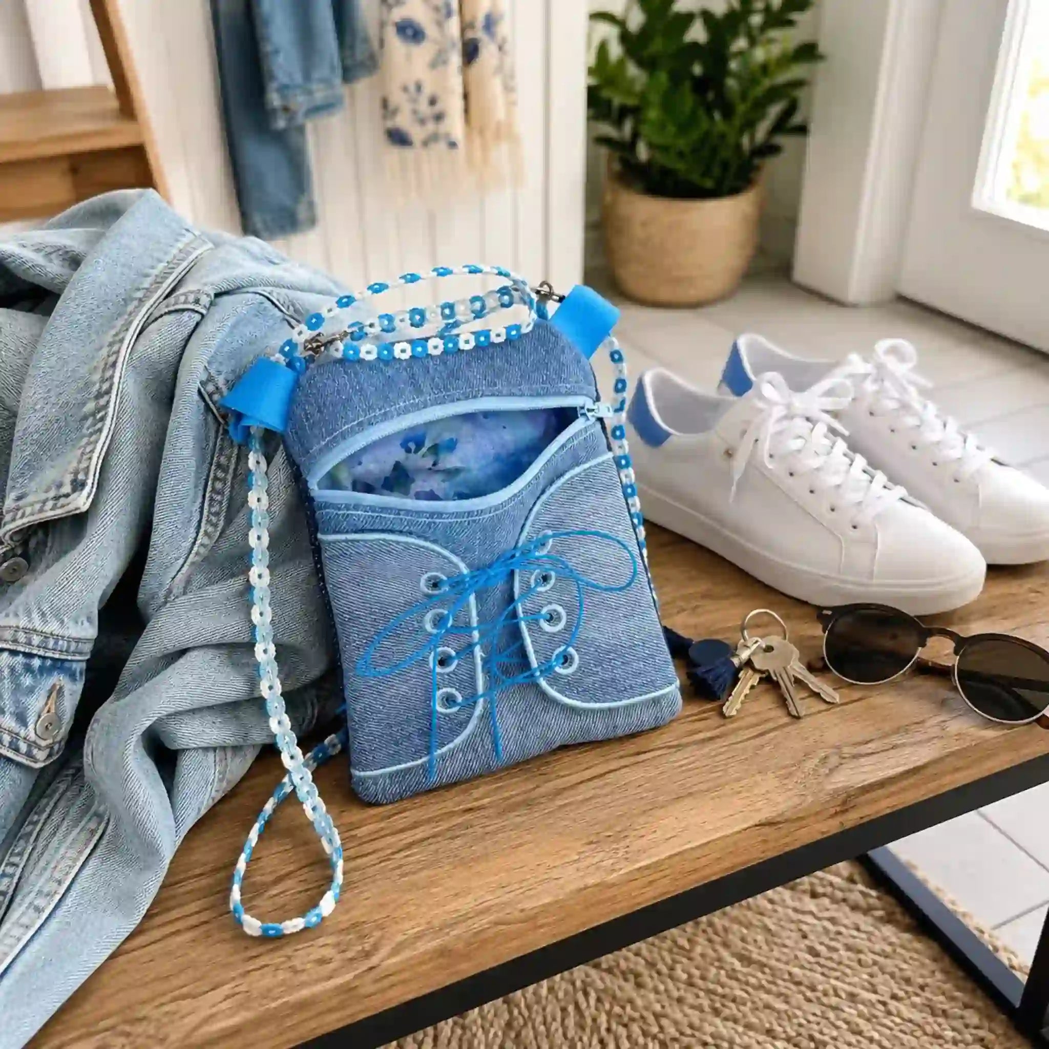 ITH Stickdatei Tasche RomeoBag - im Turnschuh-Design