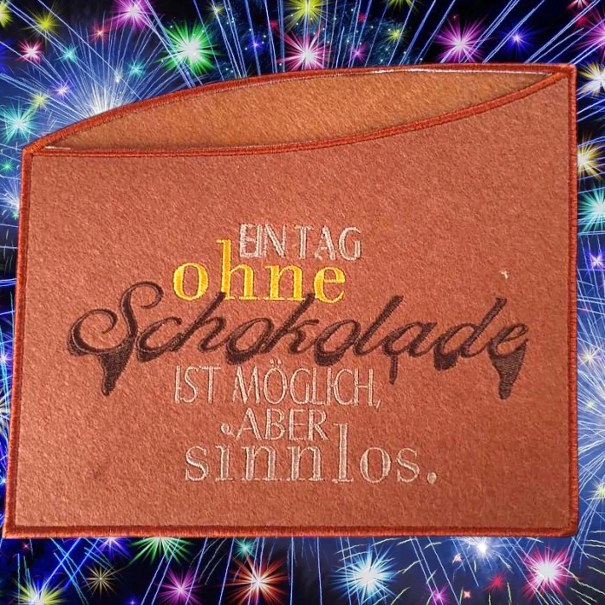 ITH Schokihüllen Blanko XL Stickdatei | stiXXie