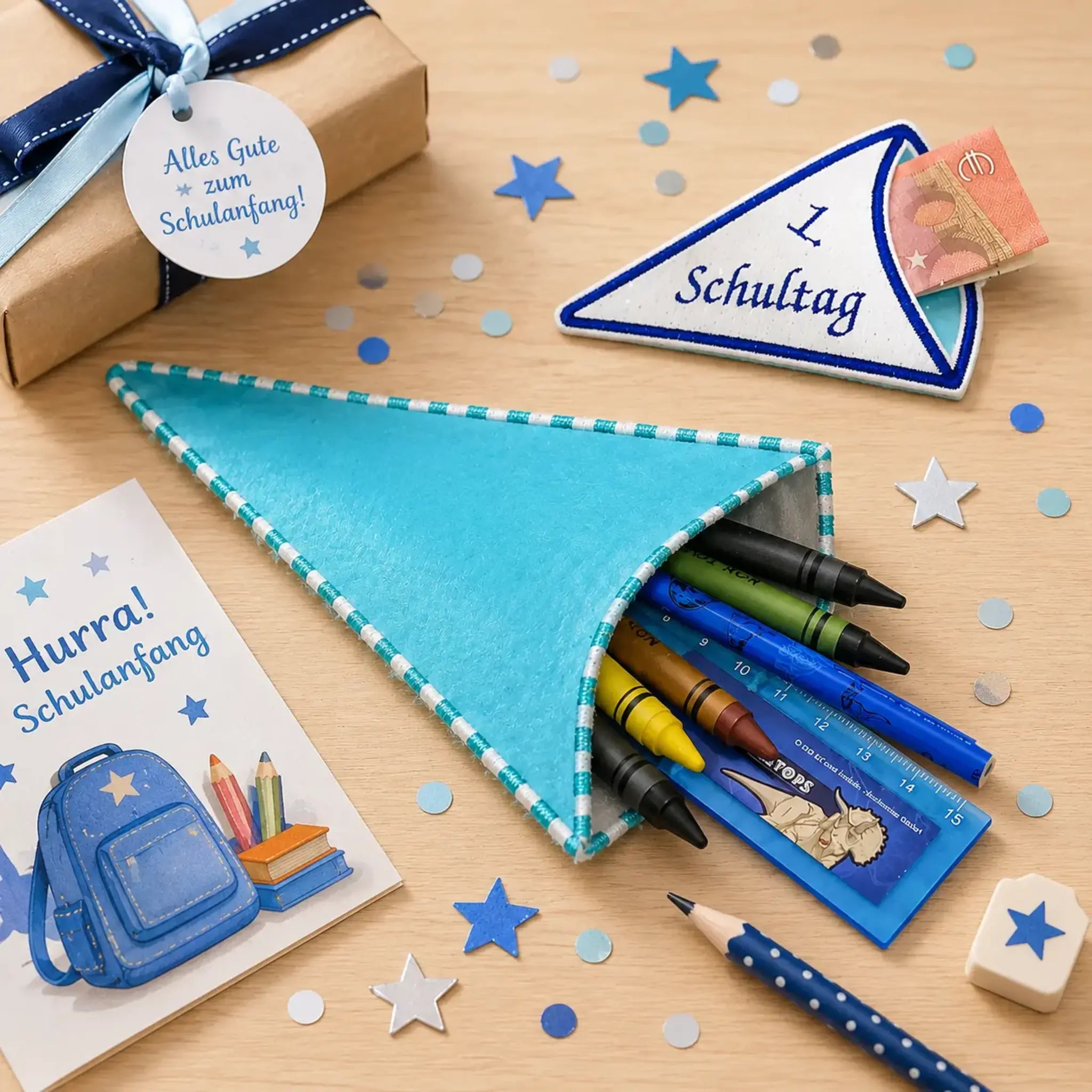 ITH Stickdatei Schultüte Täschchen – In-the-Hoop