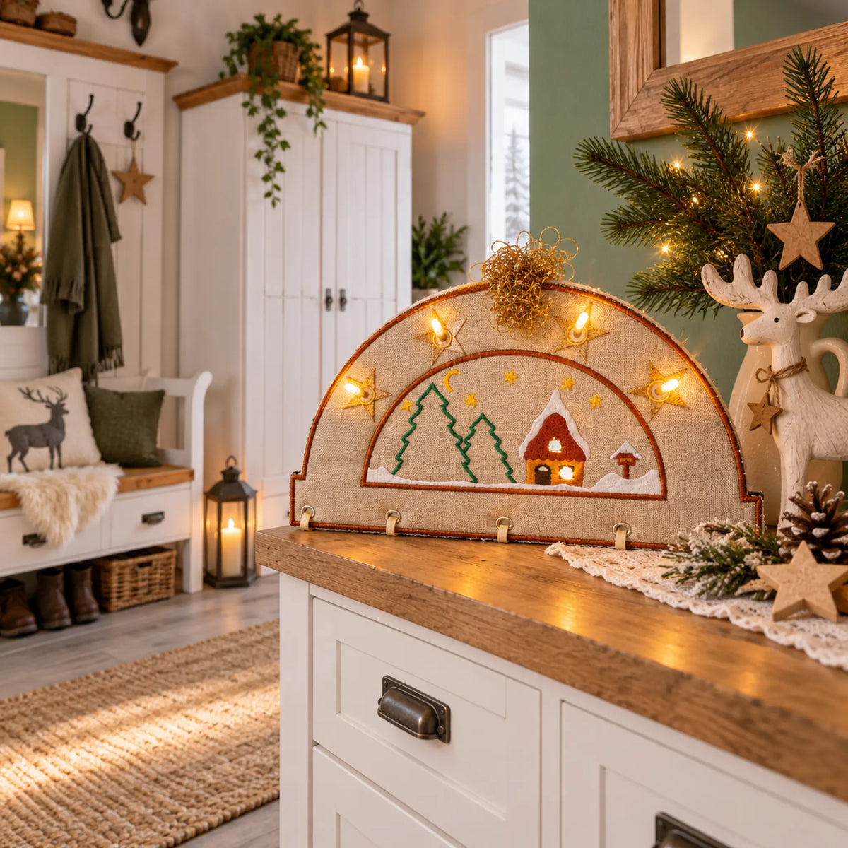 ITH Stickdatei Schwibbogen Advent