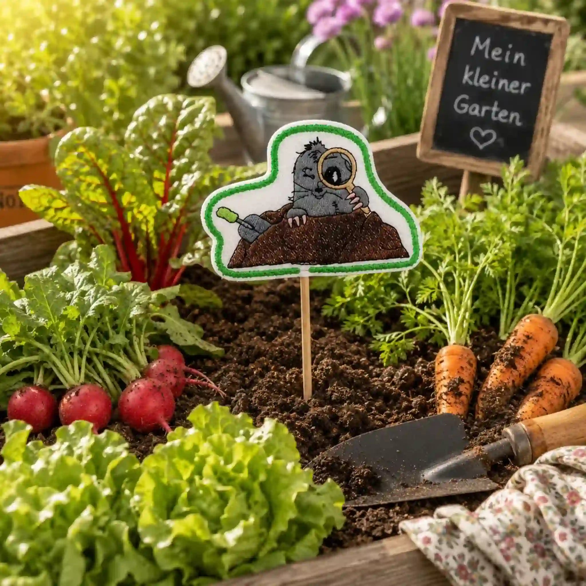 ITH Stickdatei Stabfigur Garten- & Grillwichtel 10x10