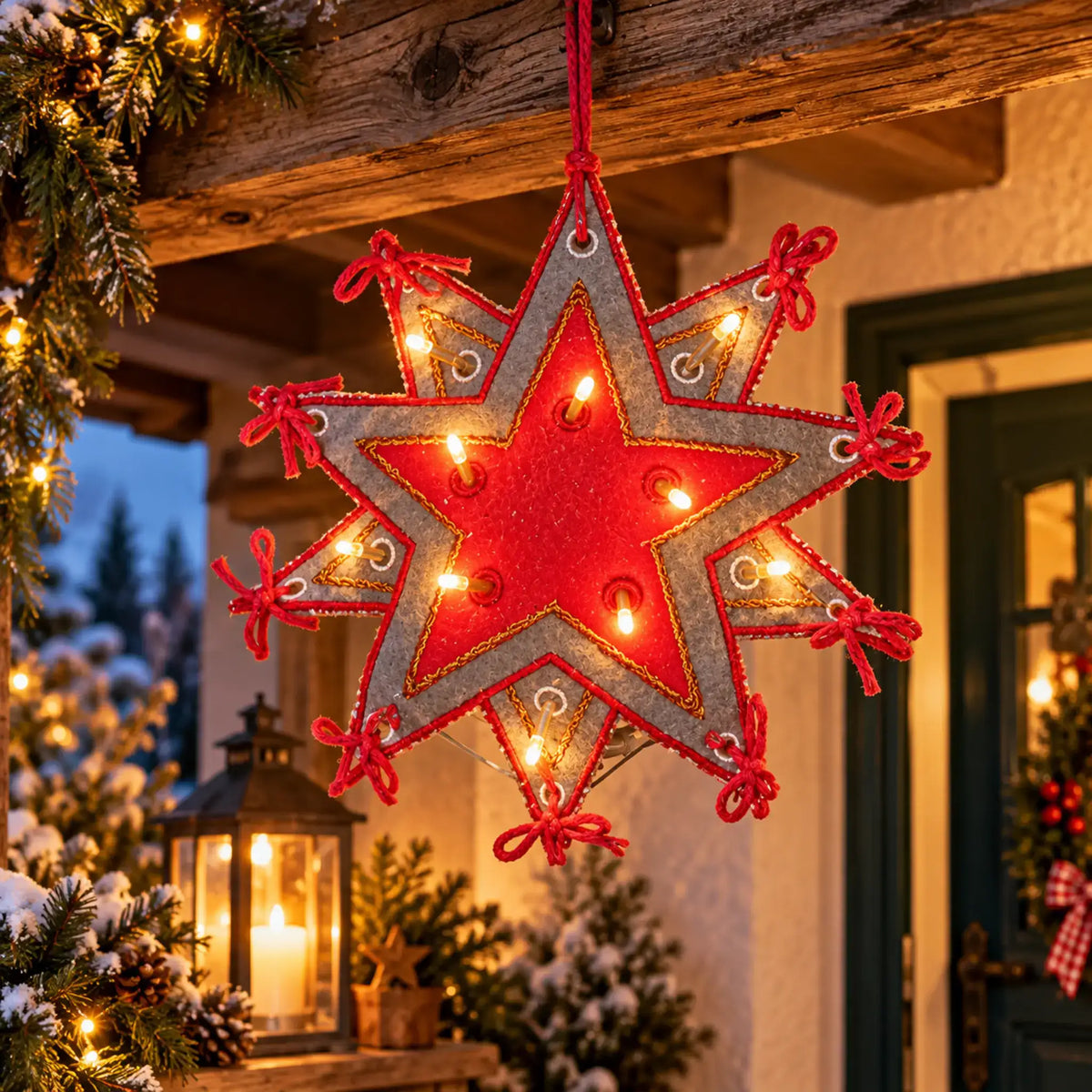 ITH Stickdatei Weihnachtsstern