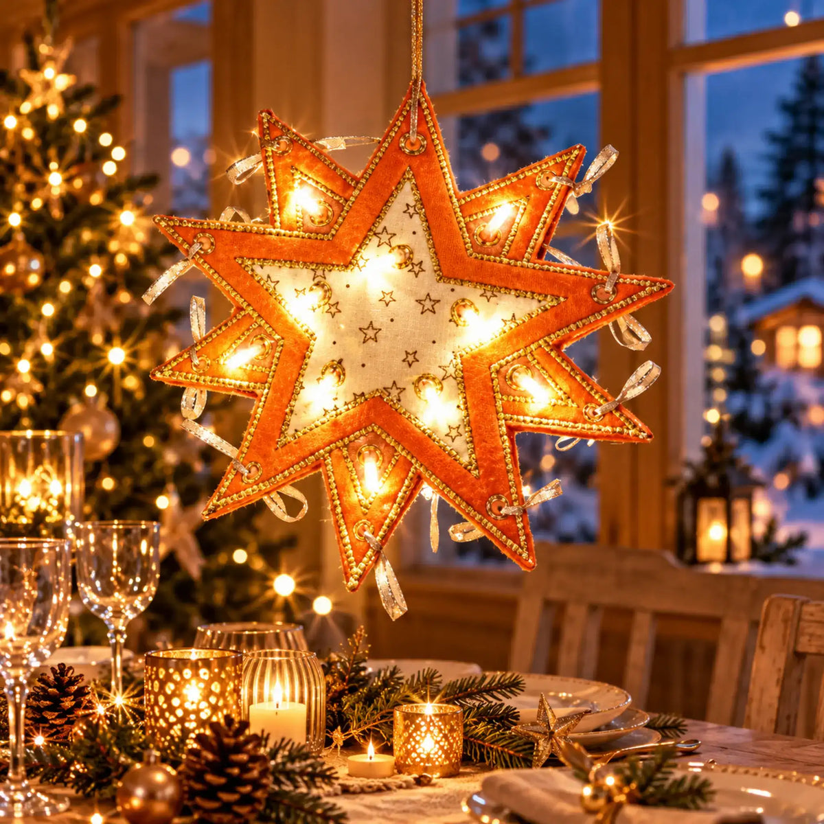 ITH Stickdatei Weihnachtsstern