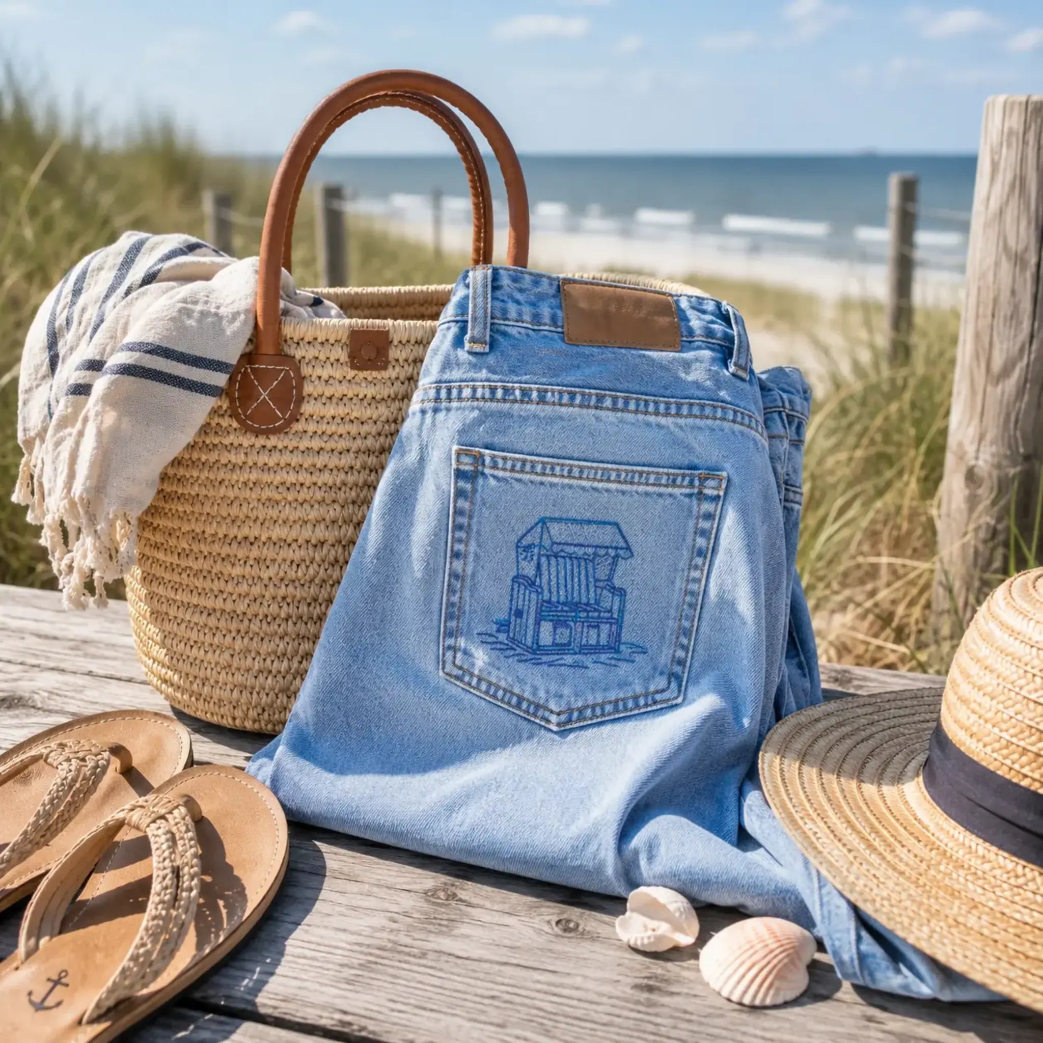 Stickdatei Strandkorb-Set