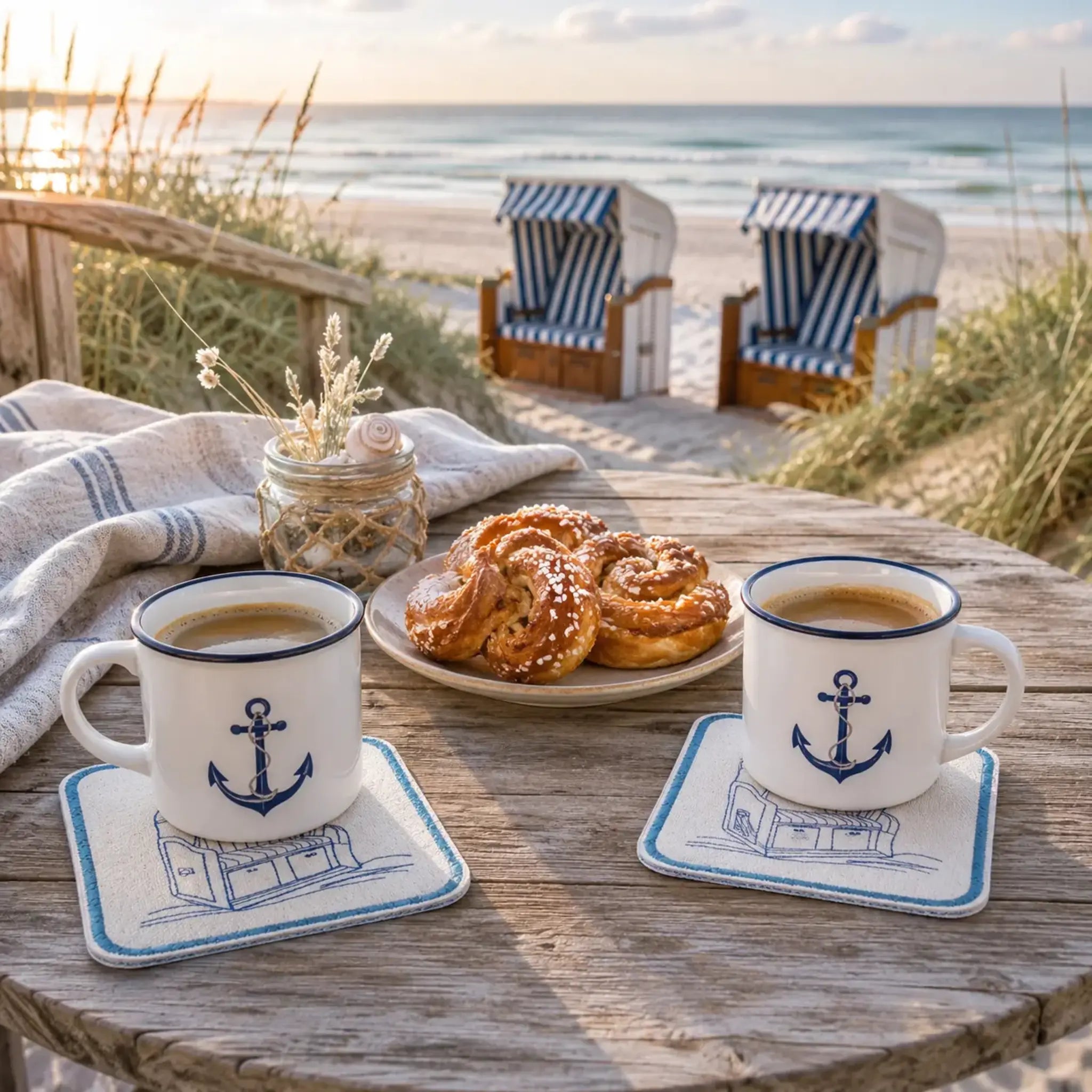 Stickdatei Strandkorb-Set