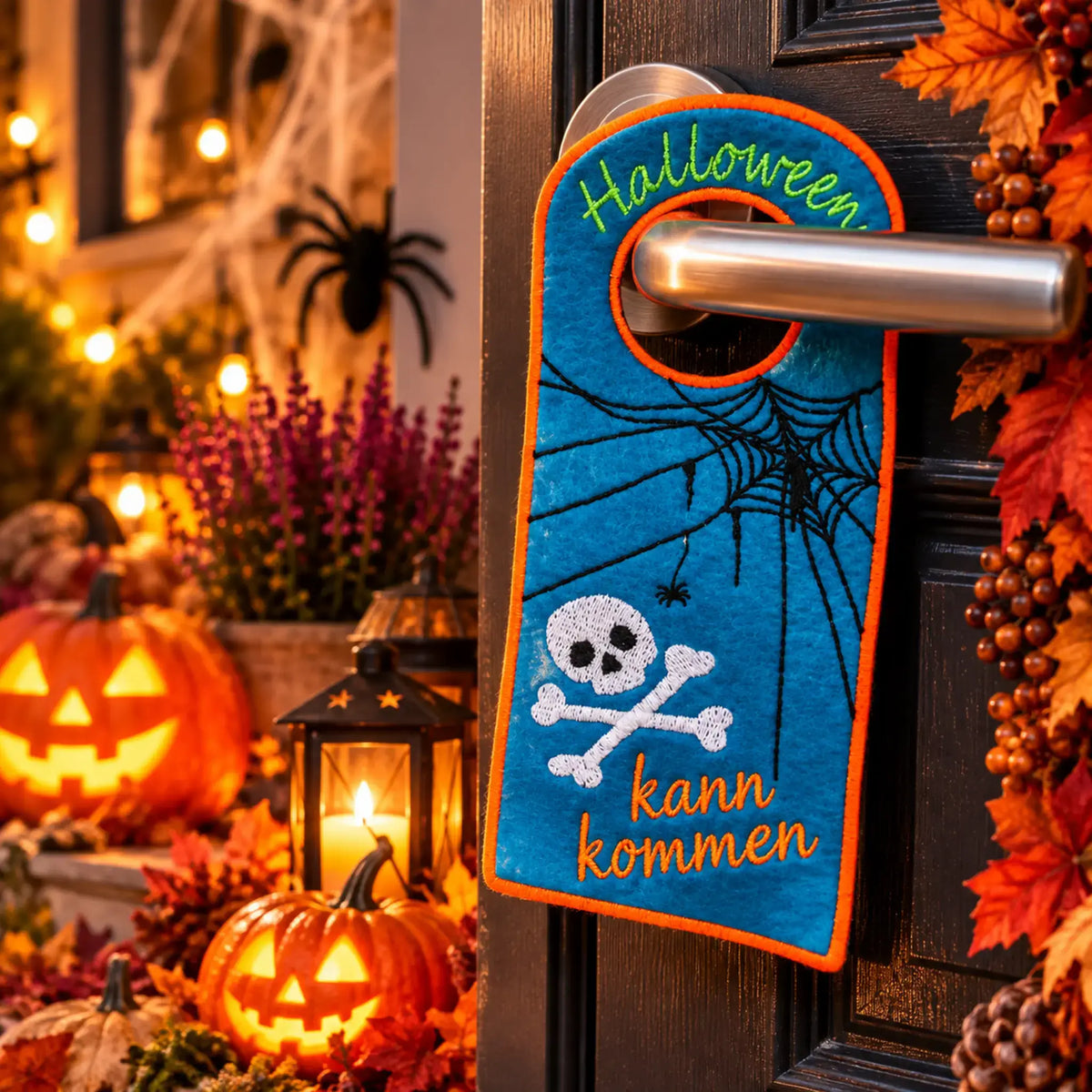 ITH Stickdatei Türanhänger Halloween 6-er