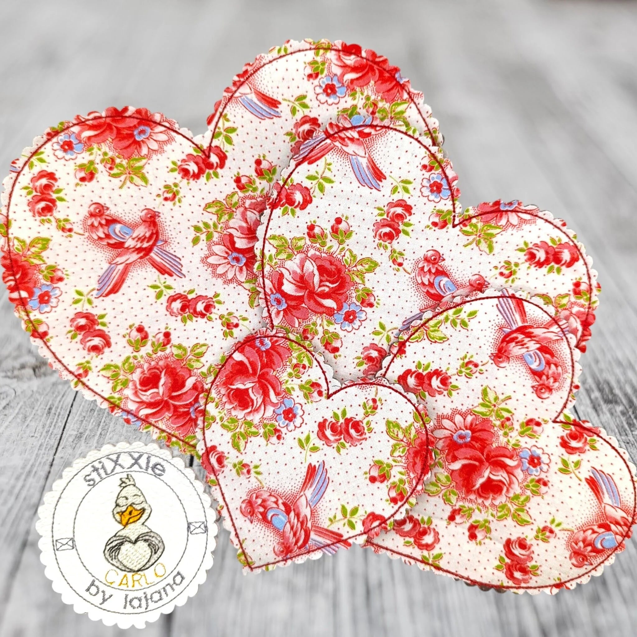 ITH Stickdatei Untersetzer besondere Formen