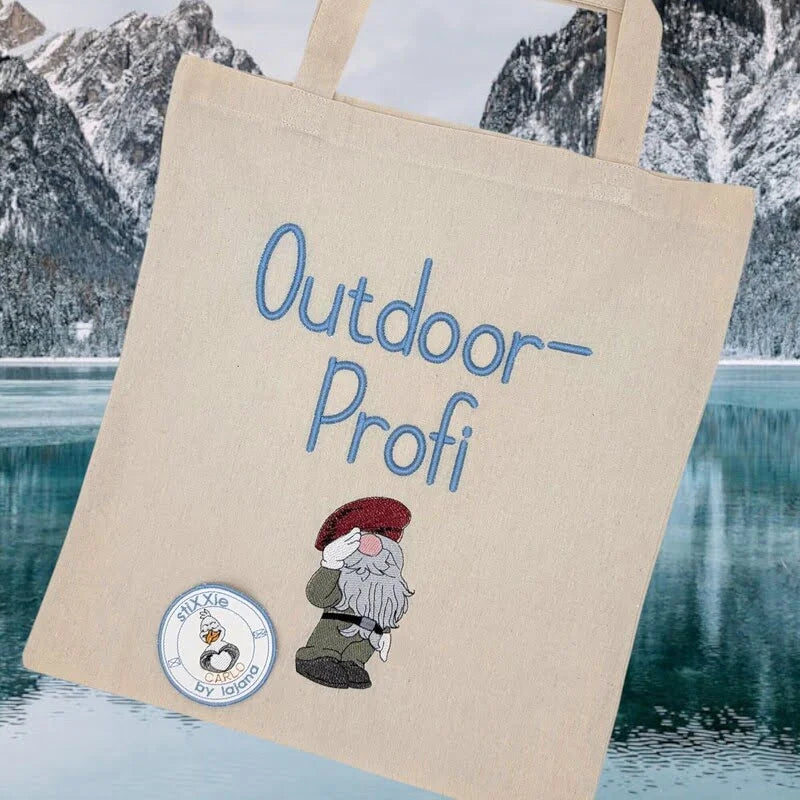 ITH Stickdatei Wichtel und Wichteline Soldat