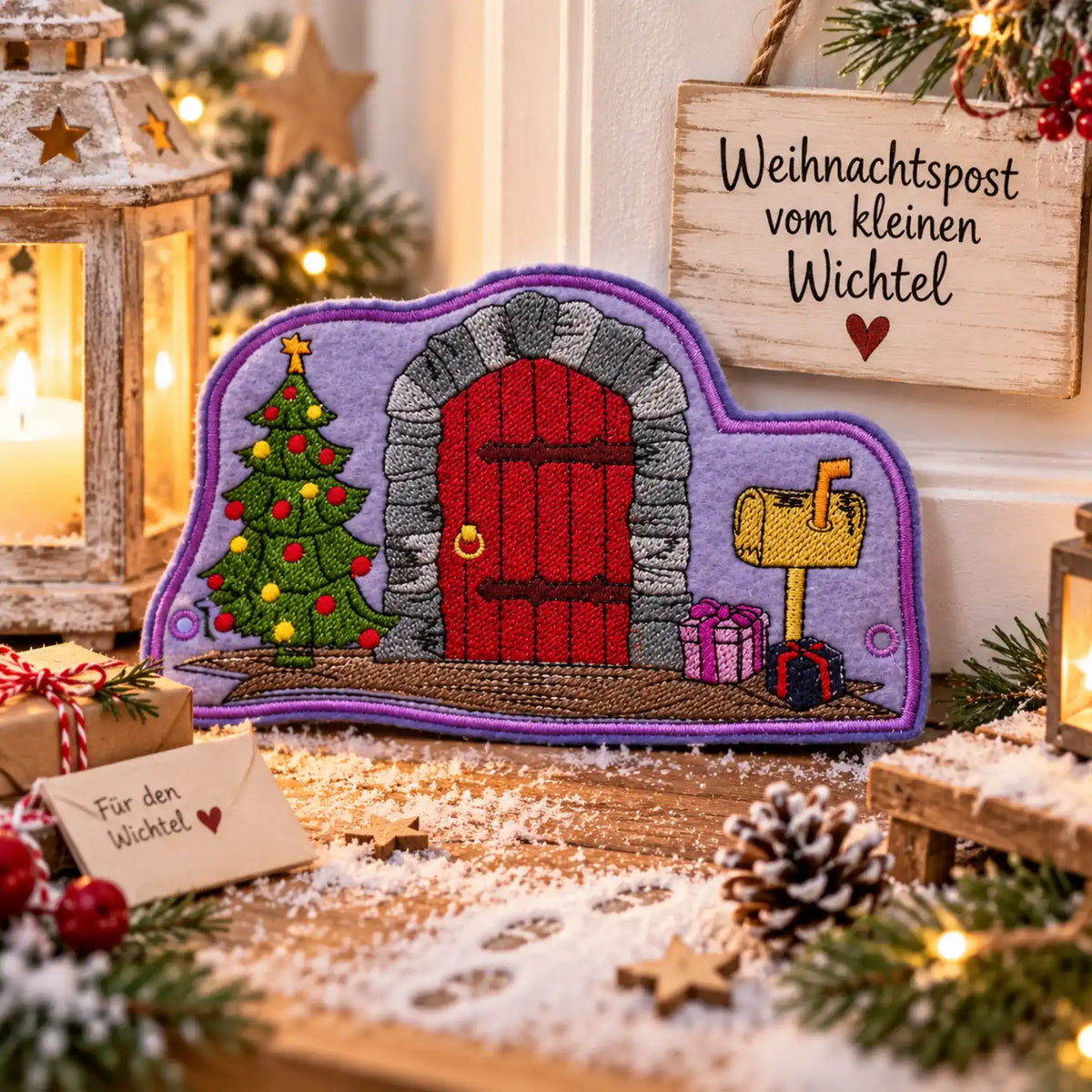 ITH Stickdatei Wichteltüren Weihnacht Winter