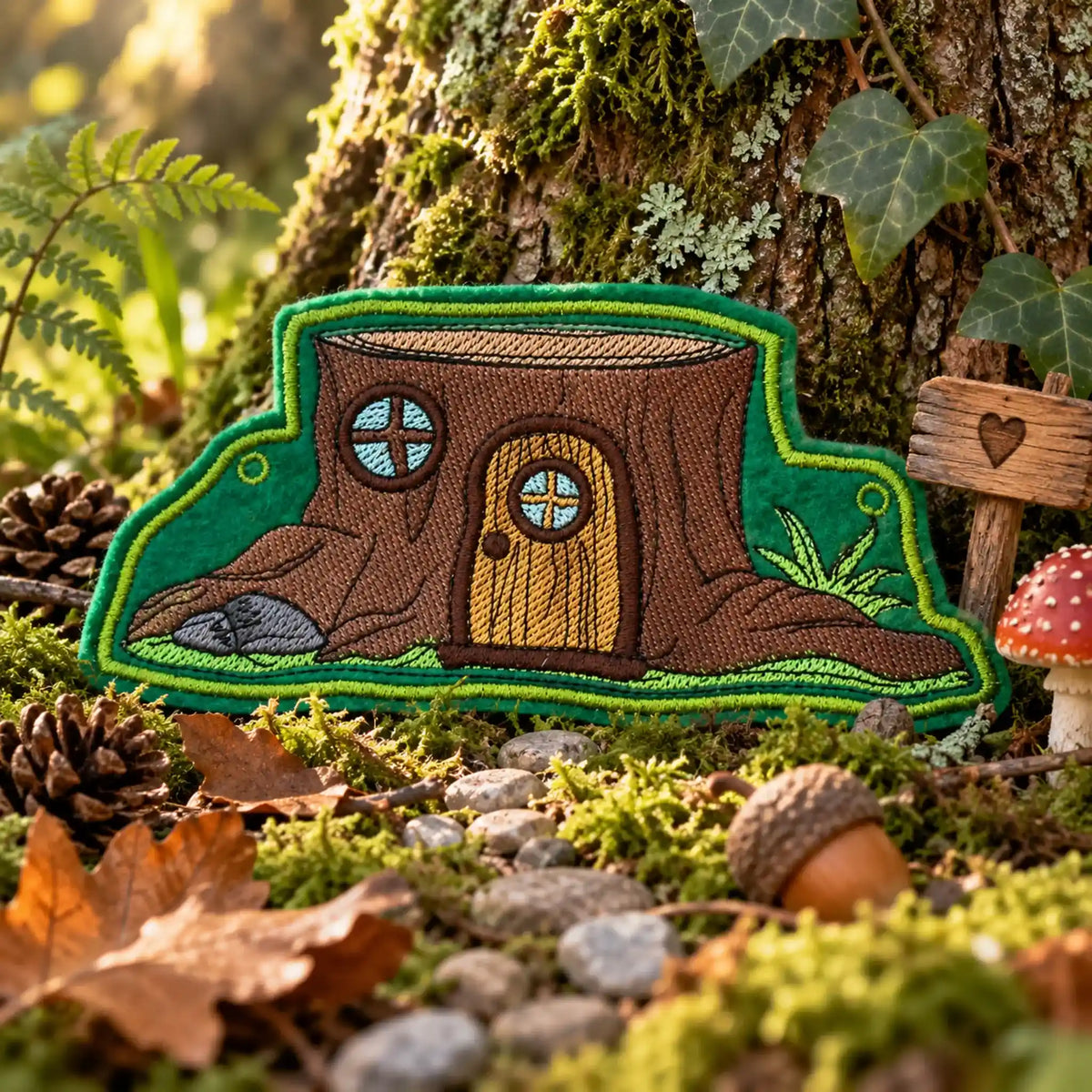 ITH Stickdatei Wichteltüren Herbst