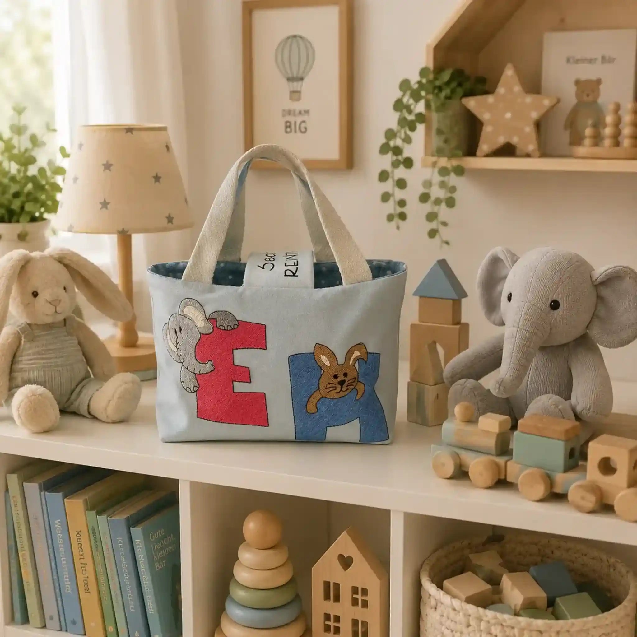ITH Stickdatei Tasche mit Lasche Blanko