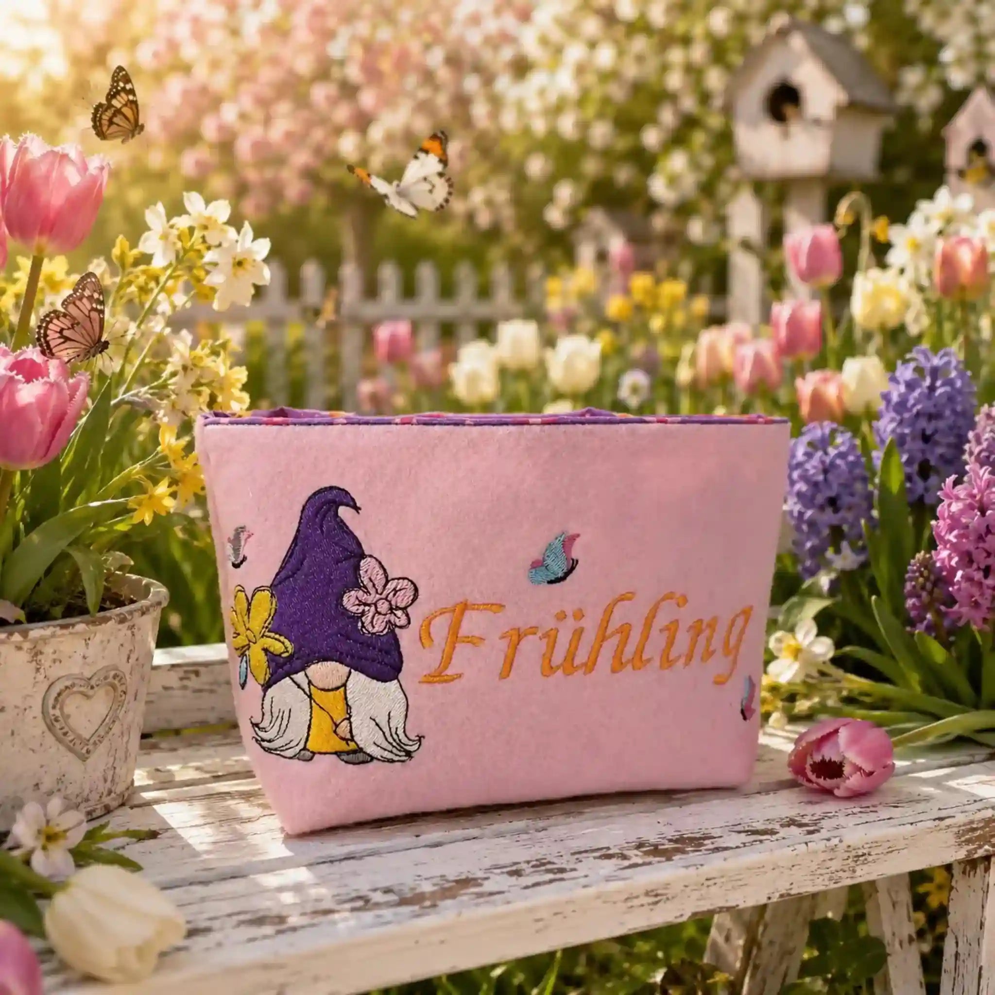 ITH Stickdatei Tasche mit Lasche Blanko