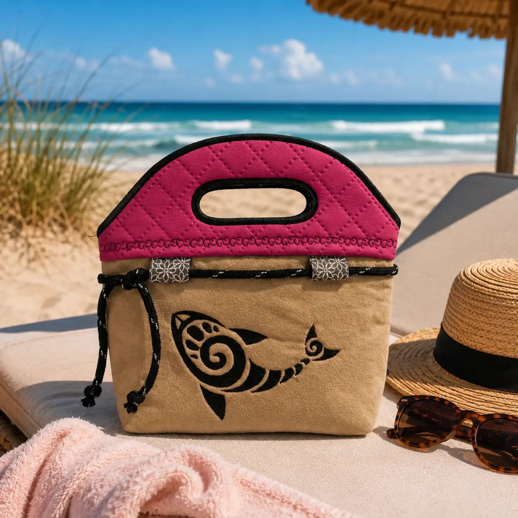 Stickdatei ITH Tasche mit Unterteilung und Laschen Blanko 🧵