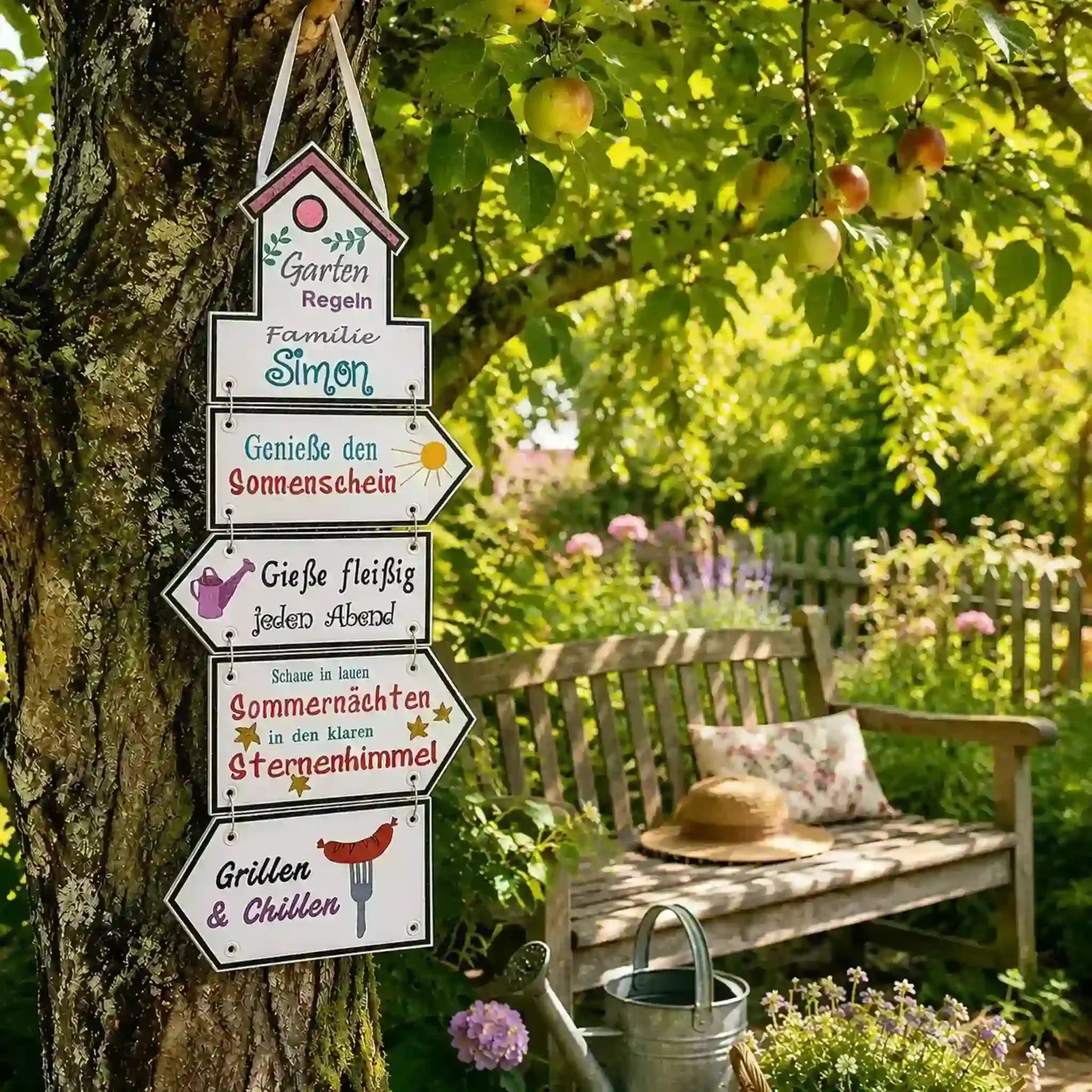 ITH Stickdatei Gartendeko