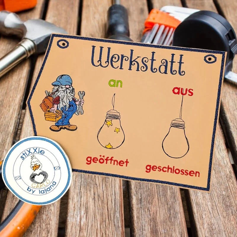 Stickdatei Glühbirnen Be the Light