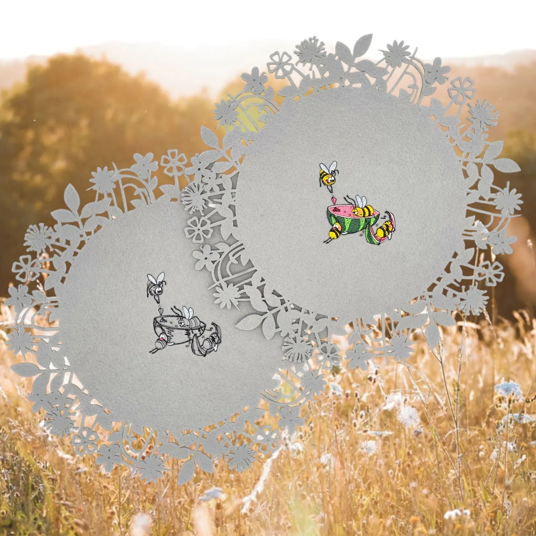 Stickdatei Bienen Meloni