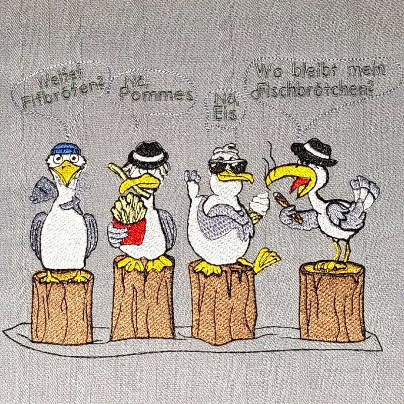 ITH Stickdatei Möwe Carlos Küstenmafia