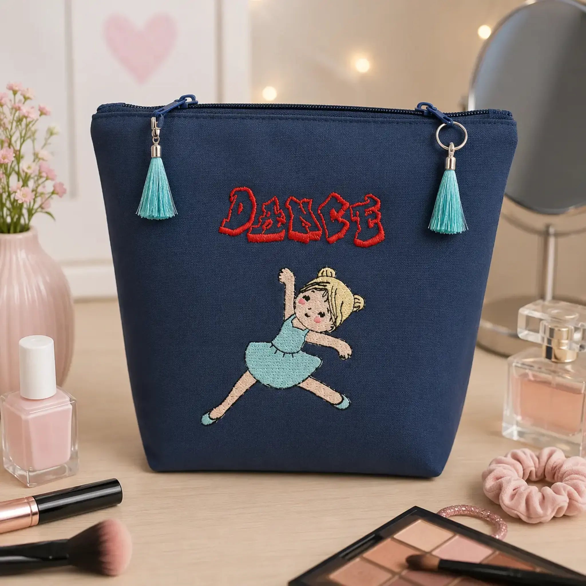 Dance-Kids MegaSet 💃 – 15 Stickdateien Tanzen mit Sprüchen