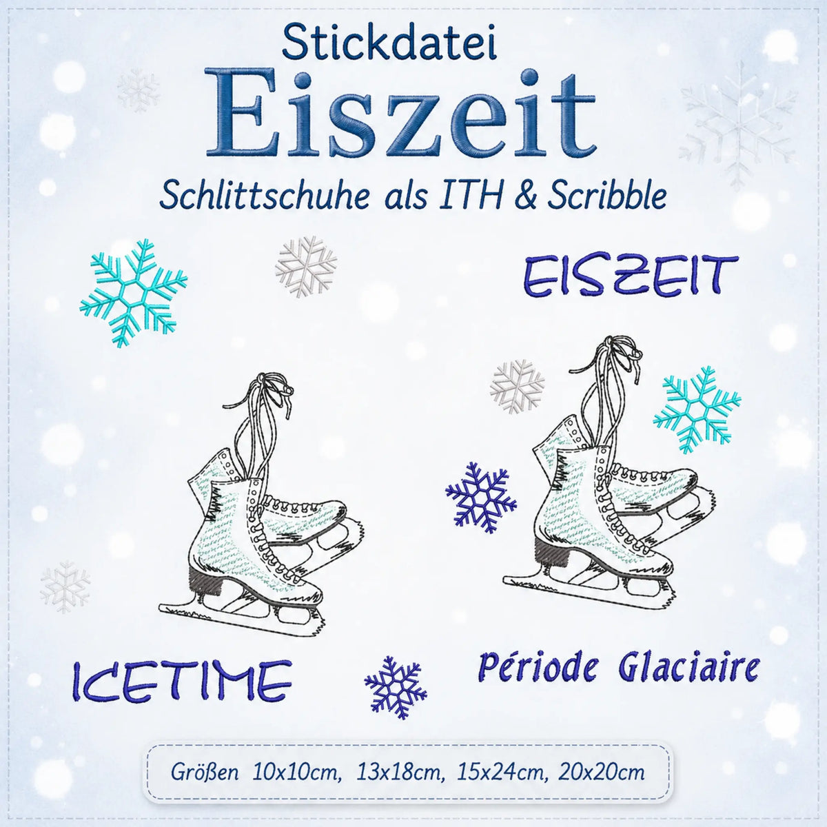 ITH Stickdatei Eiszeit
